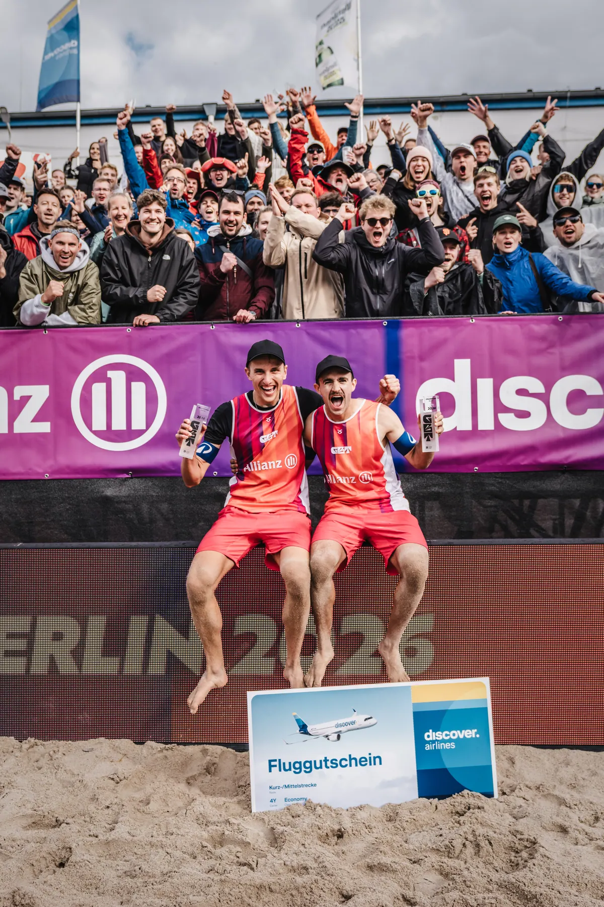 Momme Lorenz und Tilo Rietschel nach dem Turniersieg in Berlin
